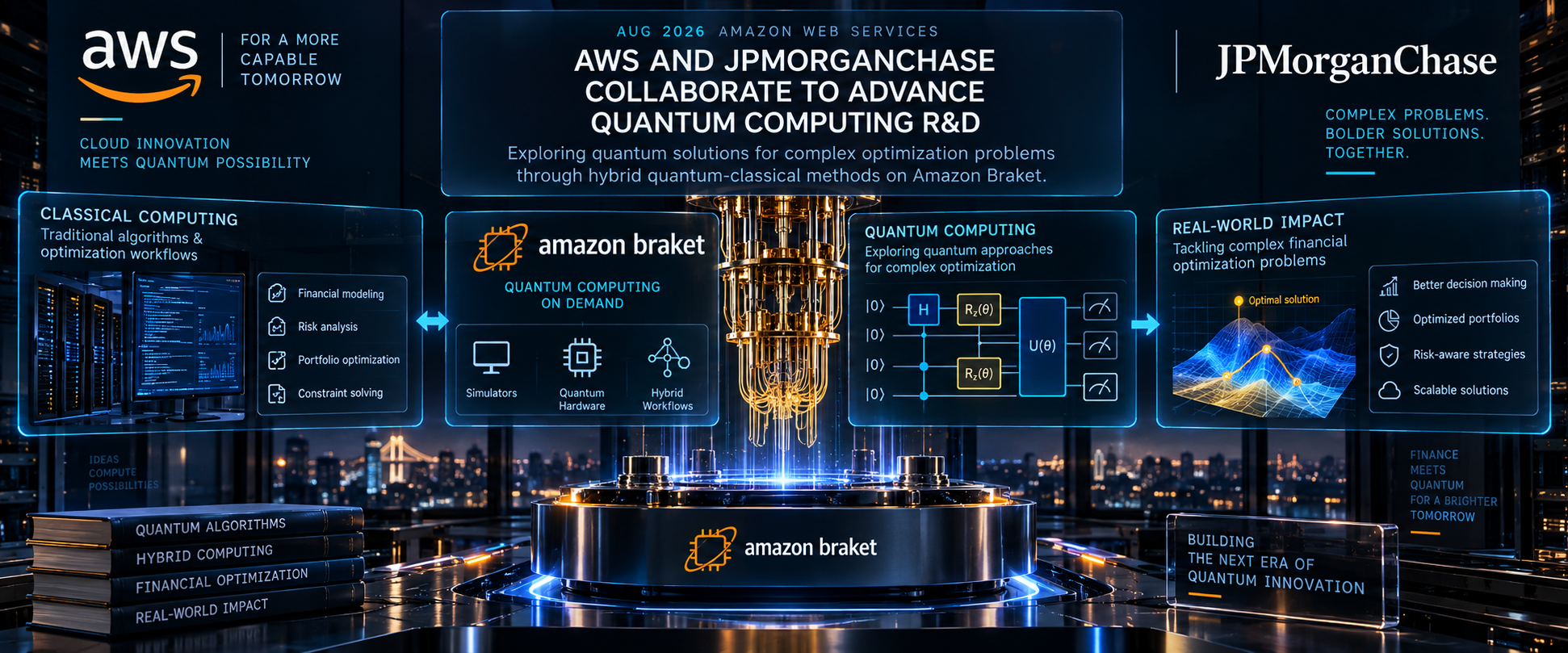 AWS and JPMorganChase quantum computing research