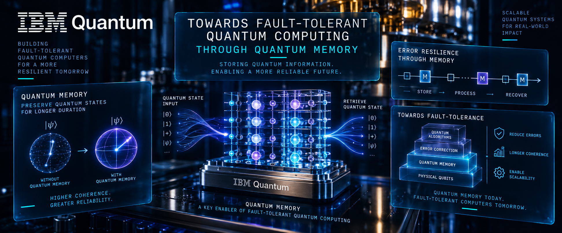 IBM Quantum — Fault-Tolerant Quantum Computing Through Quantum Memory
