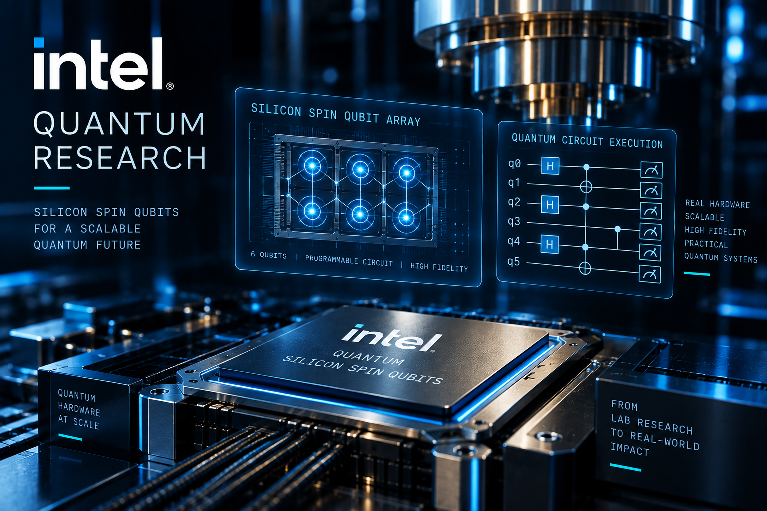 Intel silicon spin qubit research